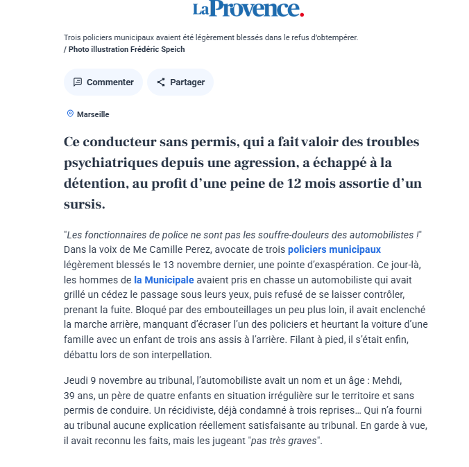La Presse parle du Cabinet de Maître PEREZ, Avocat au Barreau de Marseille